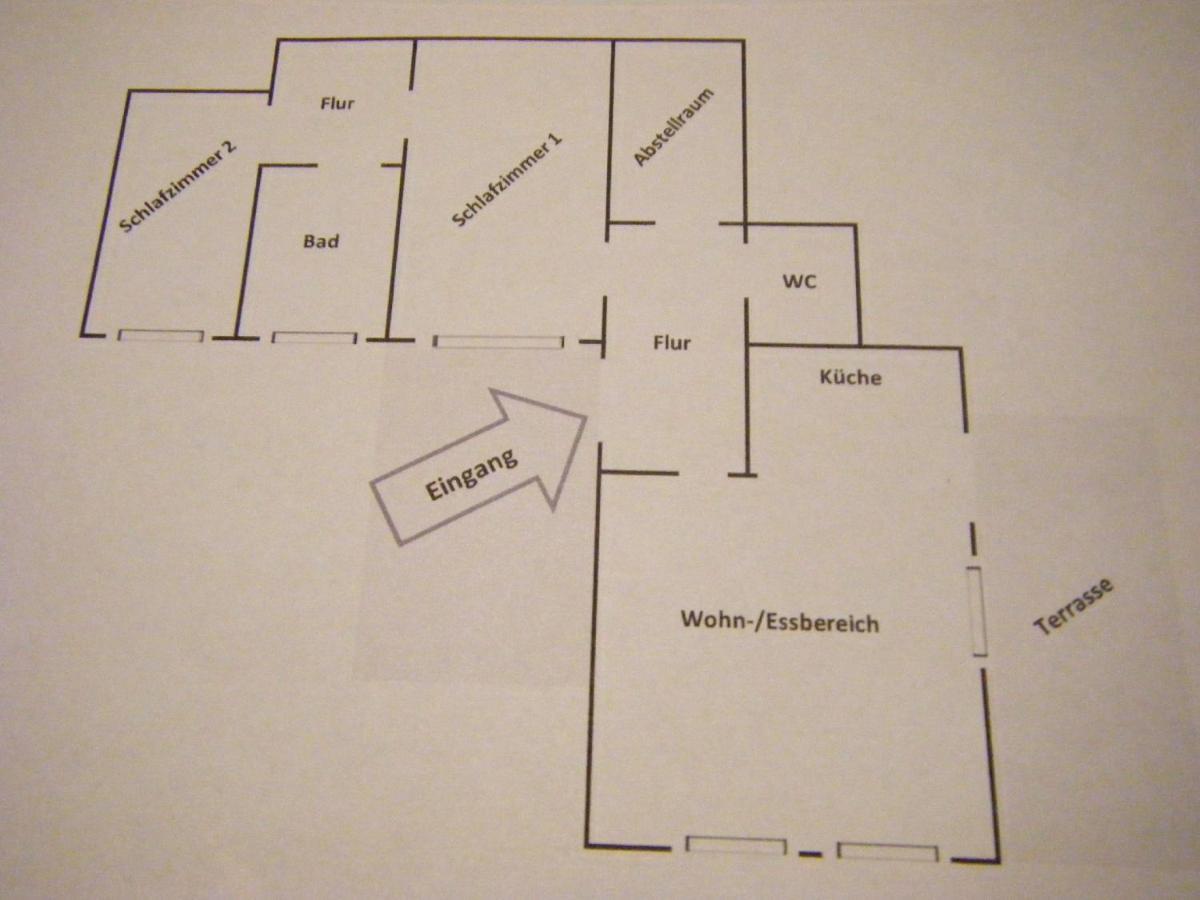 Ferienwohnung Hunold マルスベルク エクステリア 写真